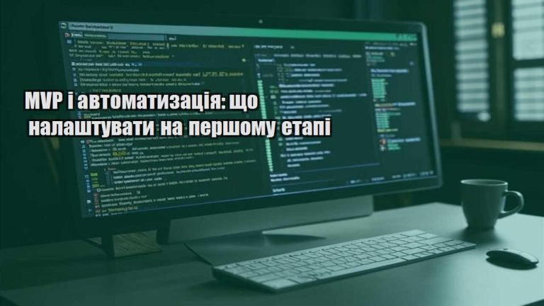 MVP і автоматизація: що налаштувати на першому етапі