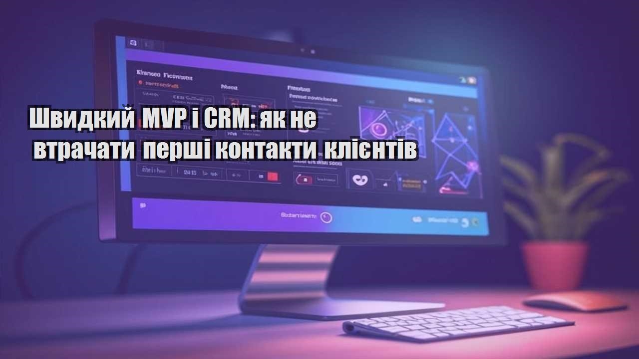 shvydkyj mvp i crm yak ne vtrachaty pershi kontakty kliyentiv
