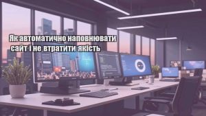 Як автоматично наповнювати сайт і не втратити якість