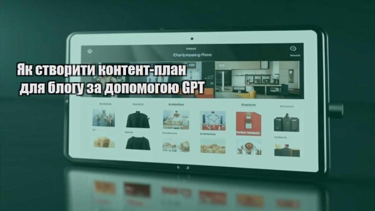 Як створити контент-план для блогу за допомогою GPT