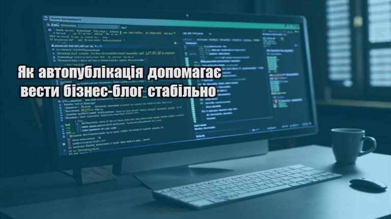 Як автопублікація допомагає вести бізнес-блог стабільно