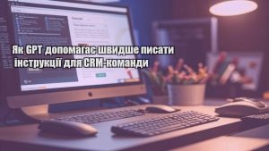 Як GPT допомагає швидше писати інструкції для CRM-команди
