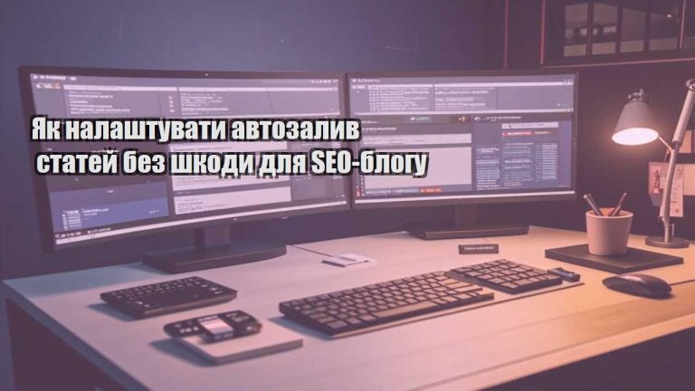 Як налаштувати автозалив статей без шкоди для SEO-блогу