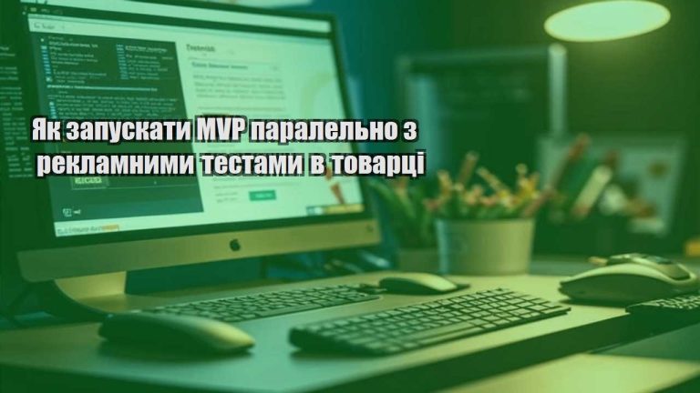 Як запускати MVP паралельно з рекламними тестами в товарці